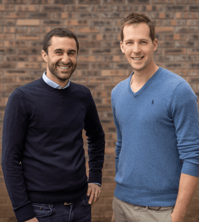 Photo de Ralph et Laurent, cofondateurs des Nicettes